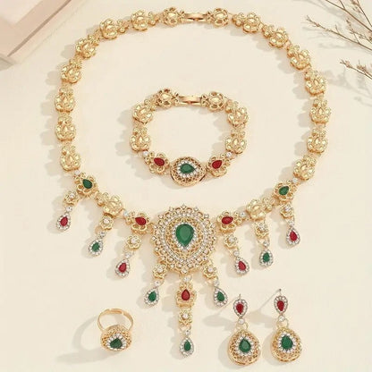 Women’s Wedding Jewelry Set | 4-Piece Bridal Necklace Set