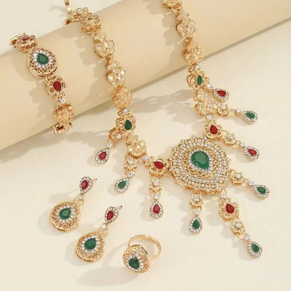 Women’s Wedding Jewelry Set | 4-Piece Bridal Necklace Set